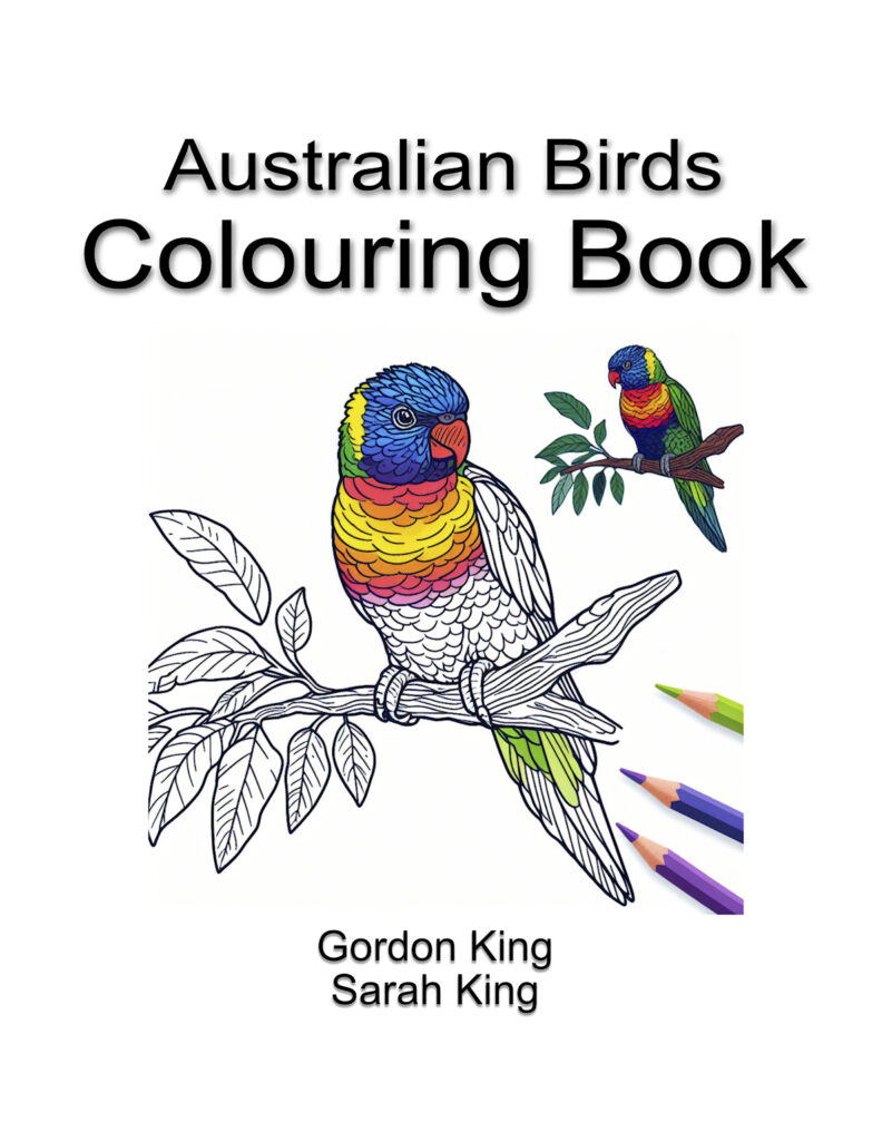 Australian Birds Colouring Book - Simply Birding