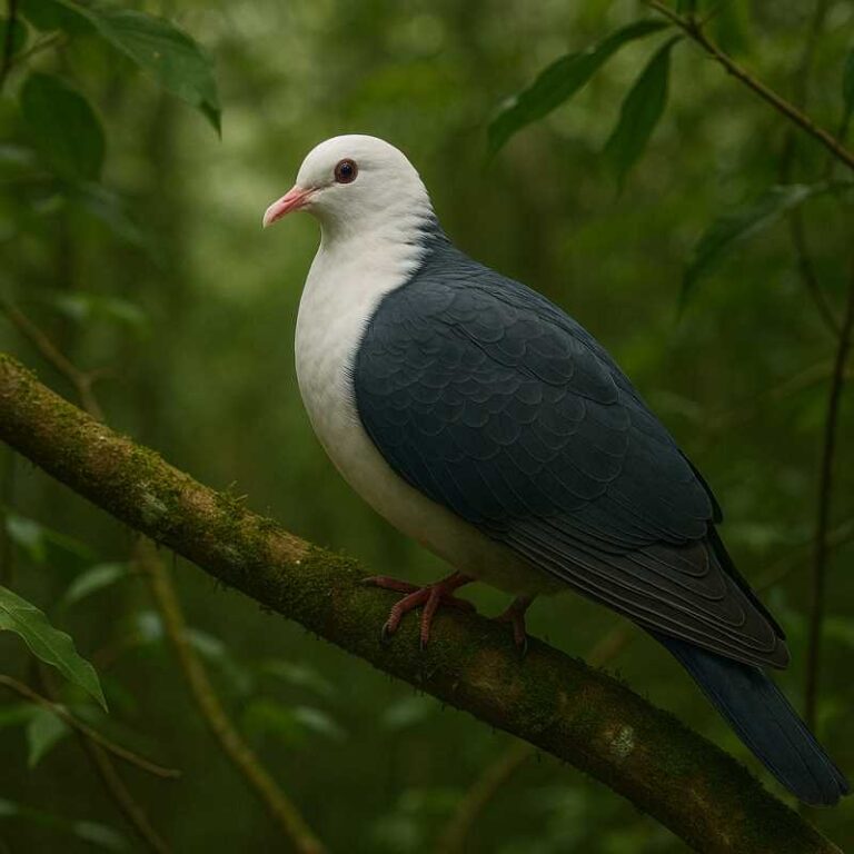 Image of a White headed pigeon