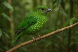 Image of a Green catbird in the forest