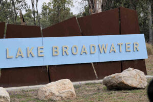 Lake Broadwater Sign