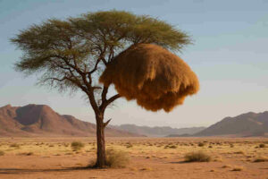 Social weaver nest