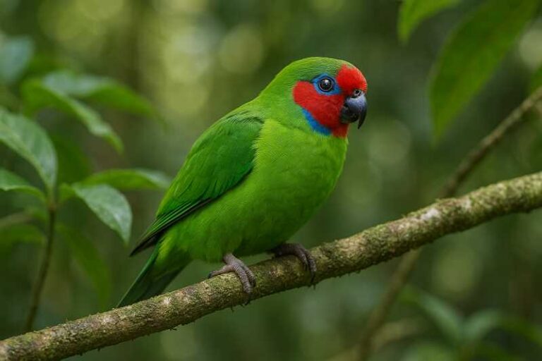 Image of a Double eyed fig parrot