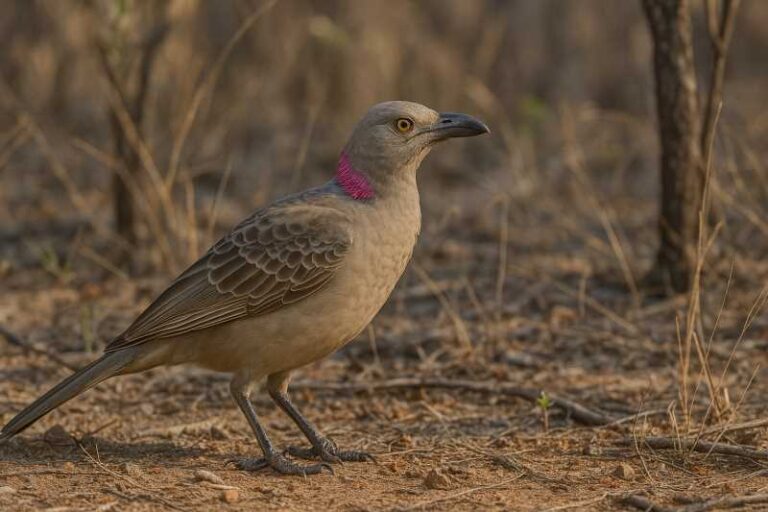 Image of a Great bowerbird near his nest