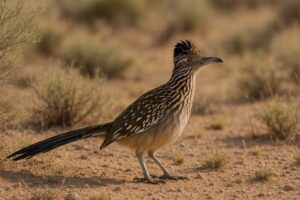 Image of a Greater roadrunner standing on the ground