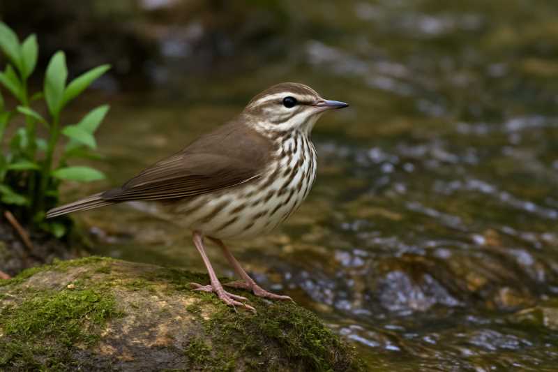Image of a Louisiana waterthrush