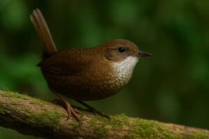 Image of a Rufous scrub bird in the forests