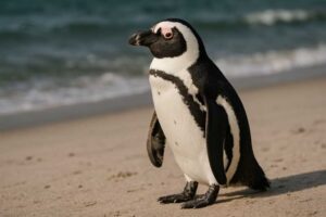 Image of a African Penguin in its natural habitat