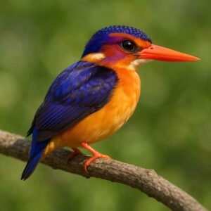 Image of a African Pygmy Kingfisher in its natural habitat