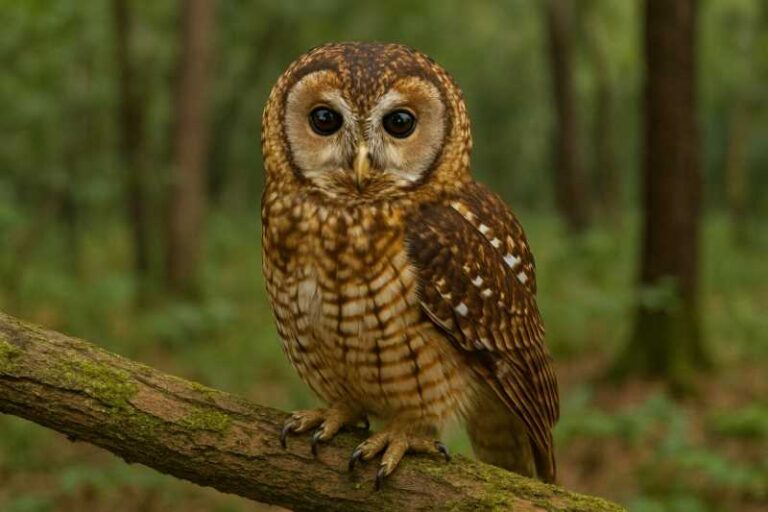 Image of a African Wood Owl in its natural habitat
