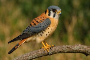 Image of an American kestrel
