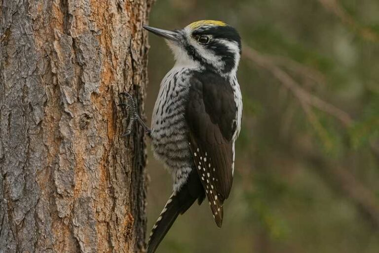 Image of an American three toed woodpecker