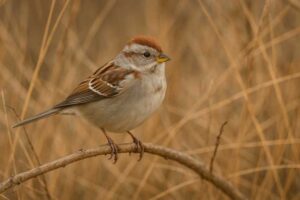 Image of an American tree sparrow