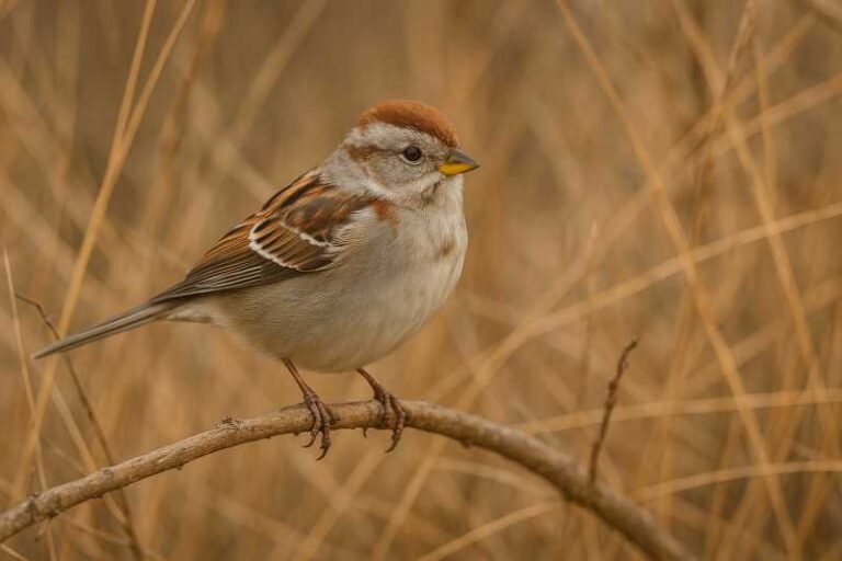 Image of an American tree sparrow
