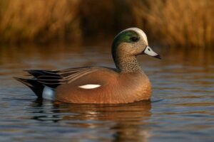 Image of an American widgeon