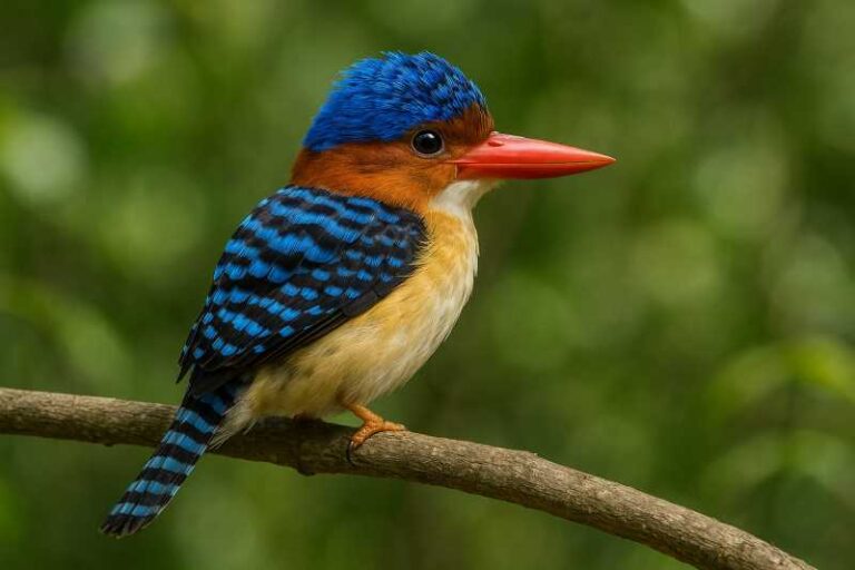 Image of a Banded Kingfisher in its natural habitat