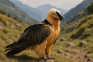 Image of a Bearded Vulture in its natural habitat