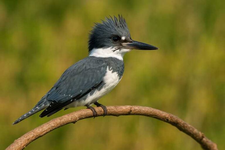 Image of a Belted Kingfisher in its natural habitat