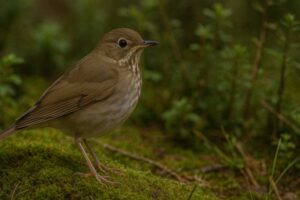 Image of a Bicknell's Thrush in its natural habitat