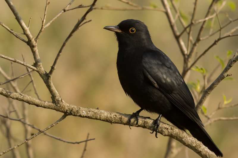 Image of a Black Cuckoo in its natural habitat