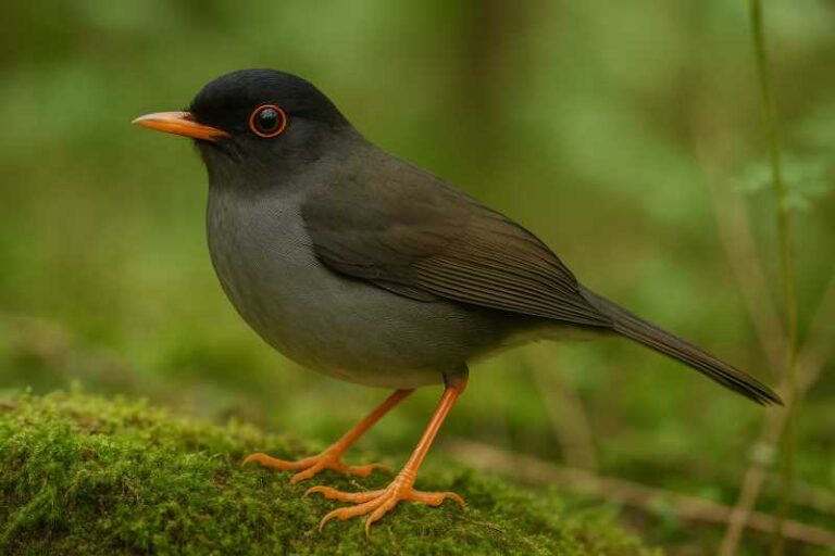 Image of a Black-headed Nightingale-Thrush in its natural habitat