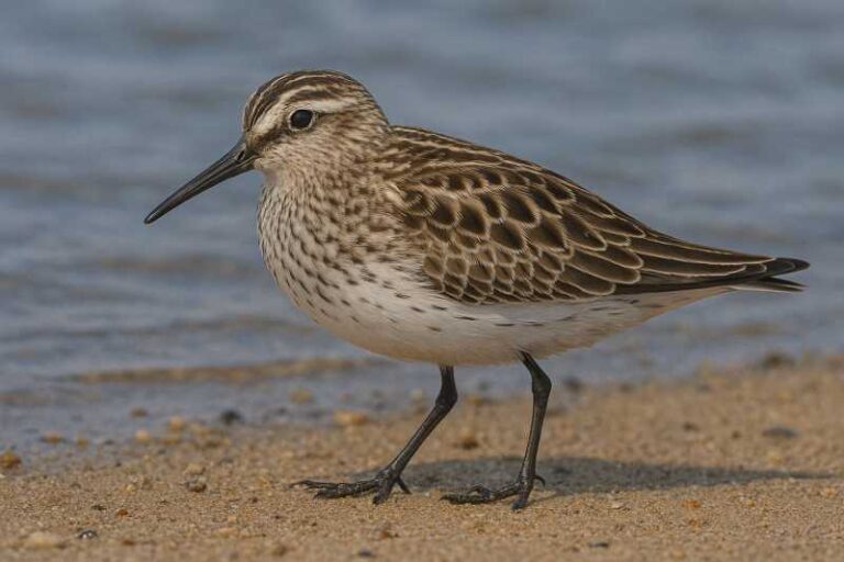 Image of a Broad-billed Sandpiper in its natural habitat