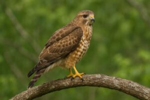 Image of a Broad-winged Hawk in its natural habitat