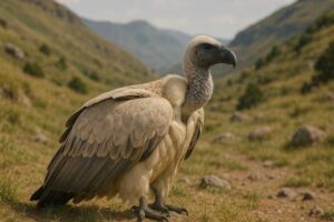 Image of a Cape Vulture in its natural habitat