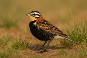 Image of a Chestnut-collared Longspur in its natural habitat