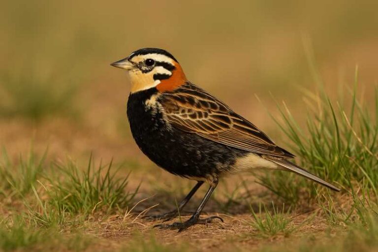 Image of a Chestnut-collared Longspur in its natural habitat