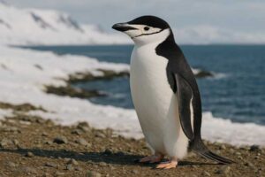Image of a Chinstrap Penguin in its natural habitat