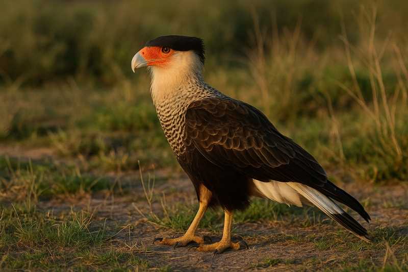 Image of a Crested Caracara in its natural habitat