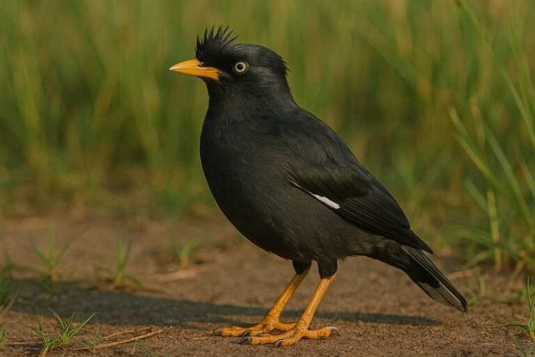 Image of a Crested Myna in its natural habitat