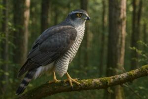 Image of a Eurasian goshawk