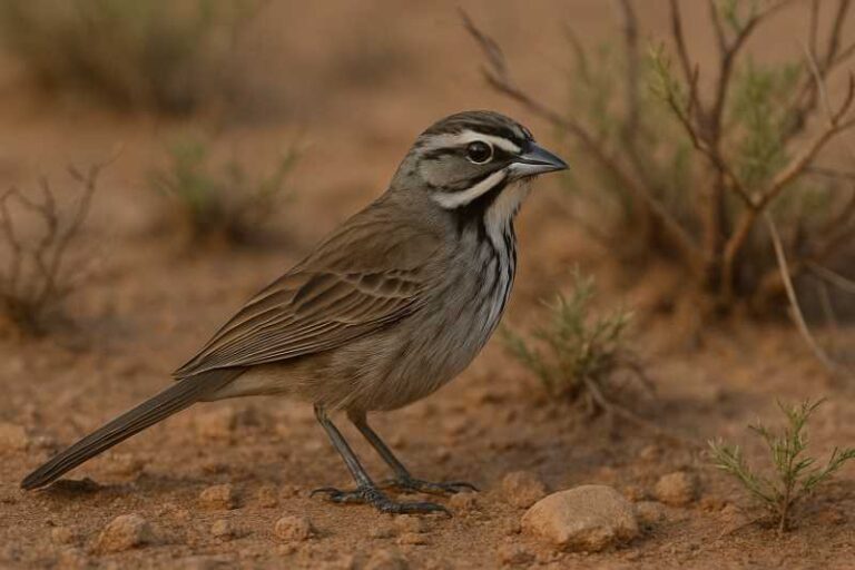 Image of a Five striped sparrow