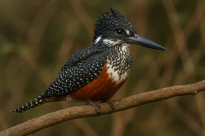 Image of a Giant Kingfisher in its natural habitat
