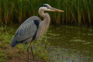 Image of a Great blue heron