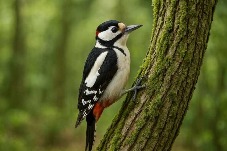 Image of a Great spotted woodpecker