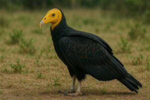 Image of a Greater Yellow-headed Vulture in its natural habitat