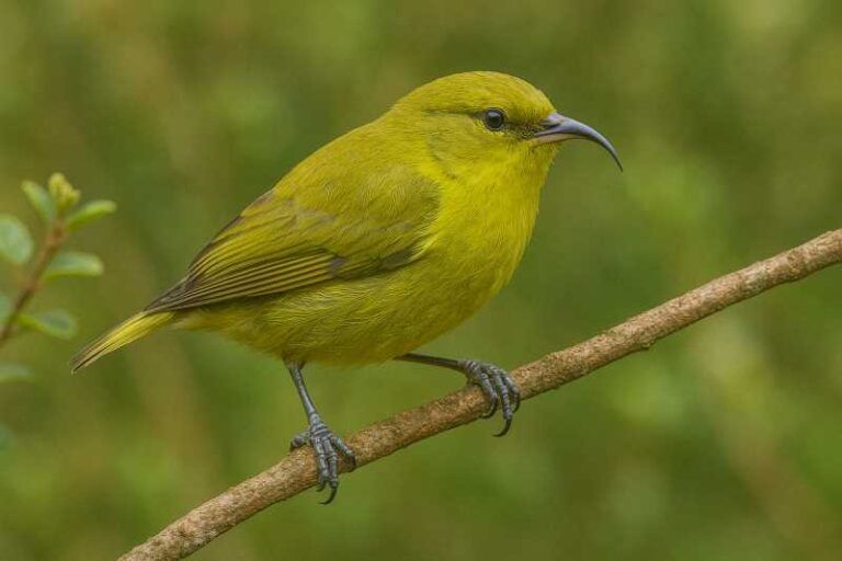 Image of a Hawaii Amakihi in its natural habitat