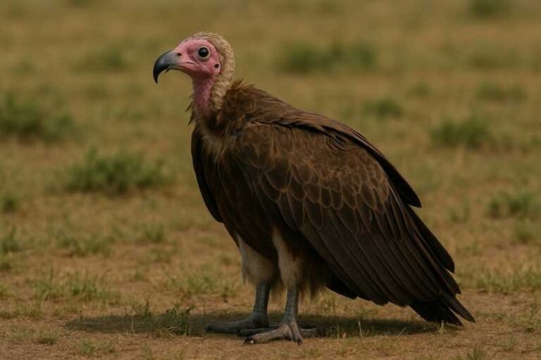 Image of a Hooded Vulture in its natural habitat
