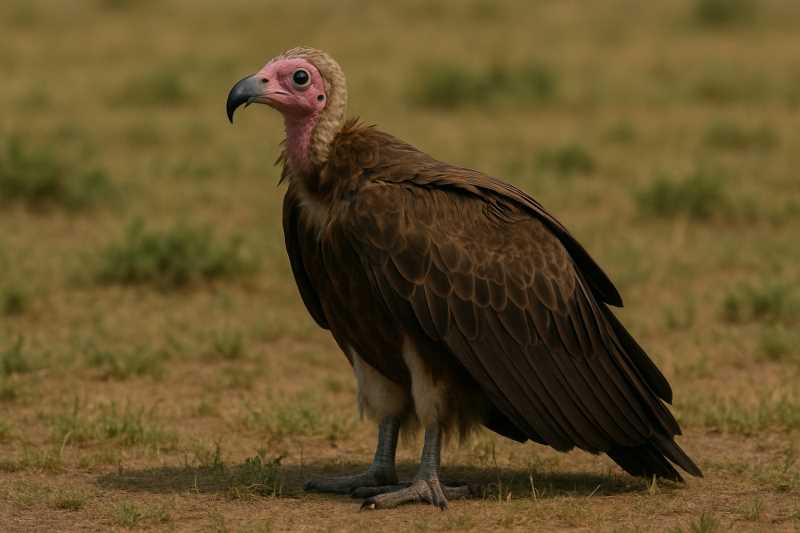 Image of a Hooded Vulture in its natural habitat