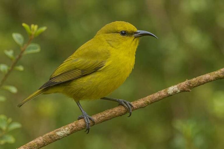 Image of a Kauai Amakihi in its natural habitat