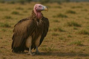 Image of a Lappet-faced Vulture in its natural habitat