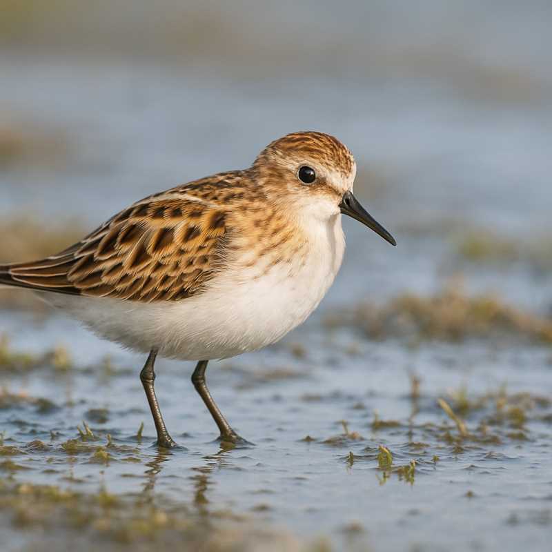 Image of a Little Stint in its natural habitat