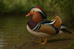 Image of a Mandarin duck