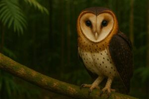 Image of a Manus Masked Owl in its natural habitat