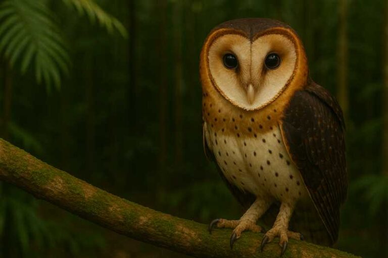 Image of a Manus Masked Owl in its natural habitat