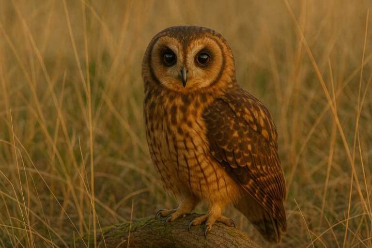 Image of a Marsh Owl in its natural habitat