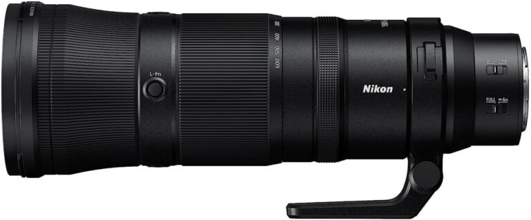 Image of a Nikon nikkor z 180 600mm f5.6 6.3 vr