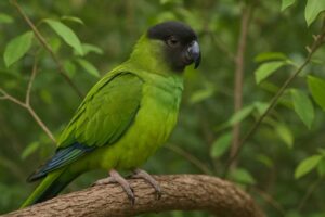 Image of a Nanday parakeet